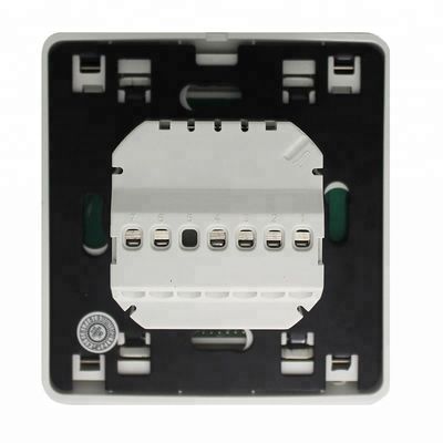 86*90*43mm White heated floor thermostat with NTC sensor