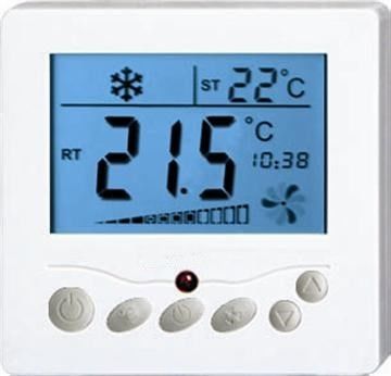 50/60Hz van de de Roleenheid van de frequentieventilator de Thermostaat 100~240V met LCD het Scherm