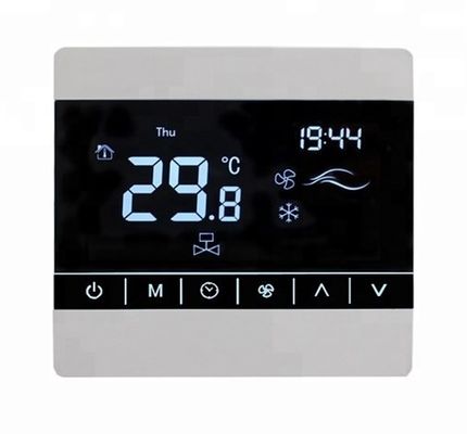 Programmeerbare het Touche screenthermostaat van de Ventilatorrol met Grote LCD het Schermvertoning