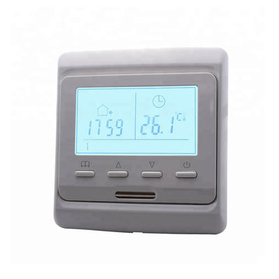 Wit 86*90*43mm Verwarmd de Temperatuurcontrolemechanisme van de Vloerthermostaat voor Warm Vloer en Water Verwarmingssysteem